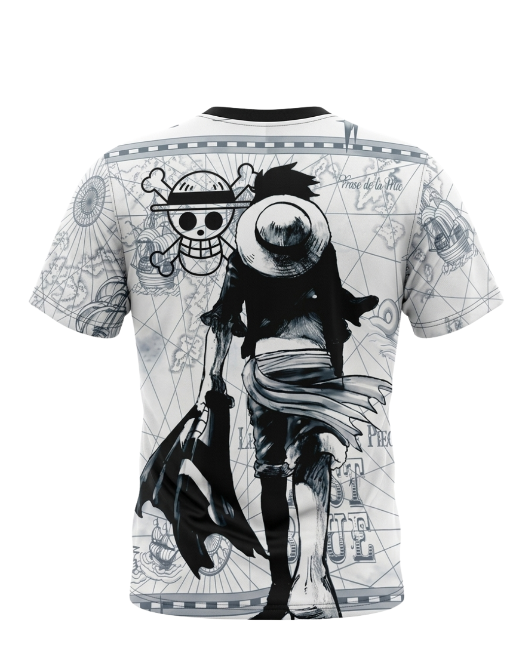 Jersey Japan One Piece Luffy Map