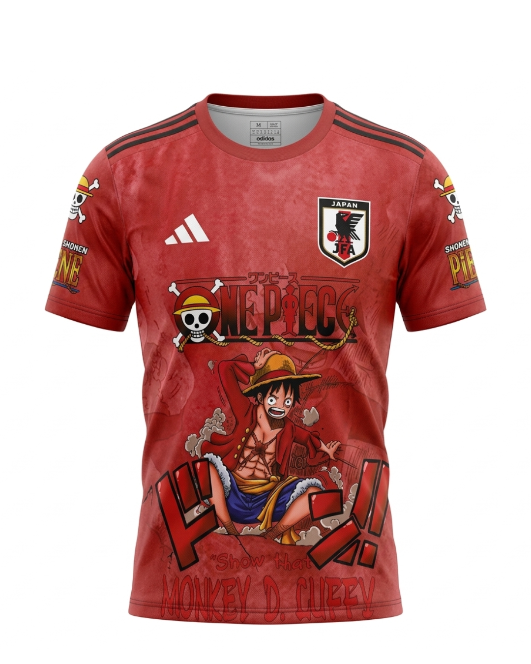 One Piece Luffy Red Japan Jersey