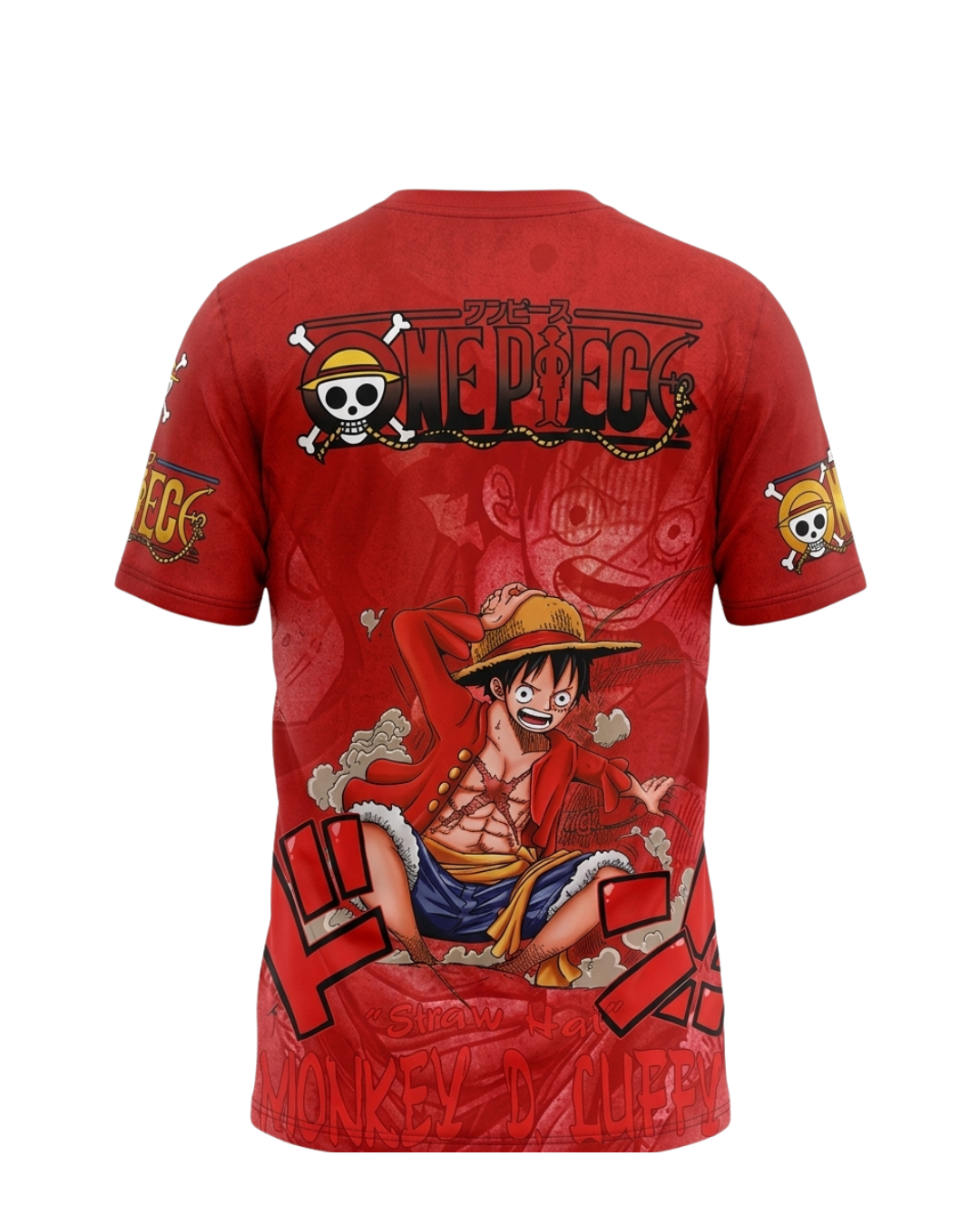 One Piece Luffy Red Japan Jersey